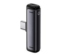 CAZSTYK Adaptateur 60 W de type C vers type C et adaptateur de 3,5 mm avec charge pour des lectures de musique simultanées et un appareil de téléphone à charge rapide avec port audio
