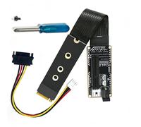 CAZSTYK Adaptateur d'extension PCIe4.0 flexible vers carte vidéo NVMe M pour câble de transfert de données 2230 2242 2260 2280