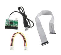 CAZSTYK Adaptateur USB pour lecteur de disquette rétro avec interfaces 34P et câble de disquette pour la récupération de données sur PC modernes Convertisseur de lecteur de disque