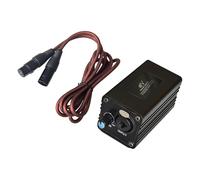 CAZSTYK Amplificateur de préampli en aluminium avec amplification de 30 dB avec câble XLR de 2 m pour karaoké et événements en plein air