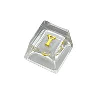 CAZSTYK Artistic Resins Touches Lettre pour claviers mécaniques Améliore la diffusion de la lumière et la frappe ergonomique Tradition Keyset Keycaps