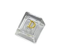 CAZSTYK Artistic Resins Touches Lettre pour claviers mécaniques Améliore la diffusion de la lumière et la frappe ergonomique Tradition Keyset Keycaps