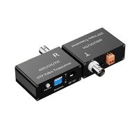 CAZSTYK Balun vidéo actif à 1 canal pour caméra de vidéosurveillance, émetteurs à paire torsadée Bnclong pour AHD, TVI, CVIs 5/10 MP passive paire torsadée émetteurs AHD CVIs TV