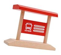 CAZSTYK Barrière d ' Accessoires pour en Bois, Red Platform | Assemblage facile, création de mises en page créatives, développement des compétences pratiques des d ' âge
