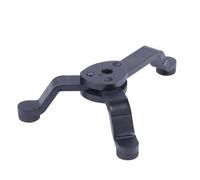 CAZSTYK Base de haut-parleurs antidérapante à triple pince avec cadre en métal pour systèmes audio Home Cinéma Hauteur réglable