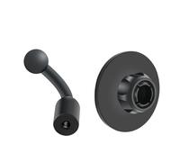 CAZSTYK Base en aluminium avec rotule de 17 mm et trou de vis 1/4 pour support de smartphone, accessoires et support de téléphone