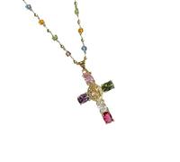 CAZSTYK Beau collier unique perles bijoux pendentif perles texture cou mode pour femme style jeune