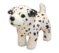CAZSTYK Belle Simulation de Chien Mignon, 1 Standing Dalmatian | Chien de simulation mignon pour poupée, joli ami animal, décoration de la maison pour adultes, copain