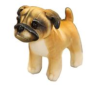 CAZSTYK Belle Simulation de Chien Mignon, 7 Standing Brown Rottweiler | Chien de simulation mignon pour poupée, joli ami animal, décoration de la maison pour adultes, copain