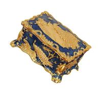 CAZSTYK Boîte à bijoux élégante sur le thème des paons - Boîte à bijoux colorée parfaite pour offrir à vos proches lors d'occasions spéciales