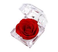 CAZSTYK Boîte à bijoux en ABS rose offrant un rangement robuste et une organisation visible pour vos accessoires et boîte à bijoux