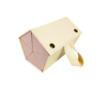 CAZSTYK Boîte à bijoux pour lunettes de voyage avec 2 compartiments, doublure douce pour boucles d'oreilles, colliers, clous d'oreilles, bijoux et lunettes