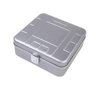 CAZSTYK Boîte de rangement en aluminium avec doublure en mousse antichoc pour améliorer la protection contre les chocs