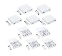 CAZSTYK Boîte murale en fibre ABS pour une installation facile de réseau, outil de réseau, fibre 86 mm