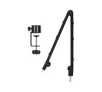 CAZSTYK Bras de microphone professionnel avec capacité de charge de 2,3 kg et vertical lisse pour studio à domicile Bras de micro à profil bas