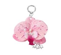 CAZSTYK Breloque Fleur Porte-Clés Voiture Sac à Main Pendentif Charm, a