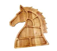 CAZSTYK Bucolique Kitchen Decors Plateau en bois avec sections divisées pour fromage et charcuterie