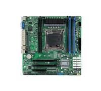 CAZSTYK C612 Carte mère MATX 6 emplacements DDR4 Double fente NVMe 10 ports pour le rendu de la virtualisation des entreprises Bande de réseau MATX
