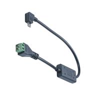 CAZSTYK Câble d'alimentation 5 V CC 25 V vers USB 5 broches 5 V 3 A pour batterie de voiture, panneau solaire, utilisation en extérieur, appareil photo, téléphone, tablette