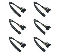 CAZSTYK Câble d'alimentation 8 broches vers deux connecteurs 8 broches (6 + 2) pour carte graphique PCIe
