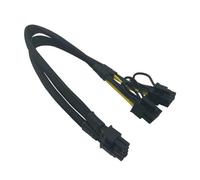 CAZSTYK Câble d'alimentation 8 broches vers deux connecteurs 8 broches (6 + 2) pour carte graphique PCIe