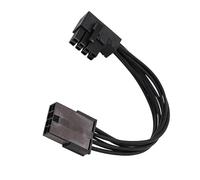 CAZSTYK Câble d'alimentation efficace à 8 broches pour cartes graphiques avec design incliné pour boîtier PC limité à l'espace - Câble GPU PC facile à installer