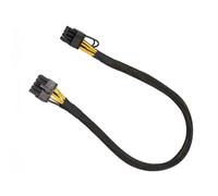 CAZSTYK Câble d'alimentation flexible 10 broches vers double 6 + 2 broches mâle 10 broches vers 6 + 2 broches mâles PCIe adaptateur d'alimentation