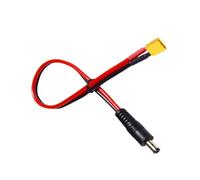 CAZSTYK Câble d'alimentation XT30 de 100/50/30 cm 15 A vers prise CC 5,5 x 2,1 mm Câble d'alimentation FPV Gear Link Cordon adaptateur ligne pour équipement FPV Quadcopter Extension Ligne