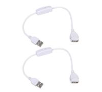 CAZSTYK Câble de commutation USB avec bouton marche/arrêt pour lumières LED et câble d'alimentation USB 5 V2 A