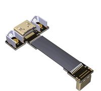 CAZSTYK Câble d'extension HDMI 2.0b haute vitesse 18 Gbit/s 4K @ 50/60 Hz Design Plug and Play intégré pour applications professionnelles Hdtv Extender professionnel