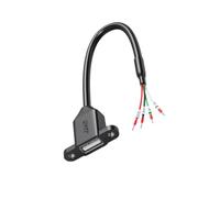 CAZSTYK Câble USB de connexion prototype avec étiqueté, USB2.0A female | de cochon en feuille tressée pour réparation, équipement interne