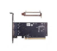 CAZSTYK Carte d'extension PCIE 16X vers SFF 8654 pour transfert de données jusqu'à 64 Gbit/s, prise en charge des unités visuelles et de stockage, adaptateur d'extension PCIe pour ordinateur portable
