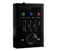 CAZSTYK Carte son USB miniature 5.0 pour diffusion en direct et utilisation en extérieur Boîtier en métal Fonction carte USB compacte pour studio de podcasting mobile