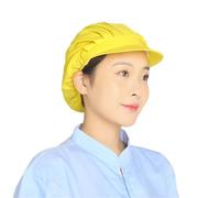 CAZSTYK Chapeau de chef réglable pour restaurant, cuisine, boulanger, traiteur, casquette de cuisine unisexe pour homme et femme, casquette de travail, uniforme de cuisinière, Tissu complet 101 jaune,