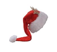 CAZSTYK Chapeau de Père Noël en corne de renne à thème pour tous les âges, festival de famille, fête de famille, bonnet fantaisie de Noël