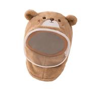 CAZSTYK Chapeau, écharpe, coupe-vent, protection auditive, chapeaux en polyester, chapeaux essentiels pour l'hiver, motif dessin animé, écharpe pour nourrissons, enfants, bébé, E, K