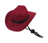CAZSTYK Chapeau en denim sécurisé pour chien et chat - Léger - Confortable - Respirant - Facile à nettoyer - Ceinture réglable - Photo