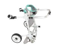CAZSTYK Chariot pour chien stable à 4 roues avec sangles réglables pour soulager les faiblesses de la jambe arrière