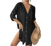 CAZSTYK Chemise de protection solaire à capuche pour femme en polyester doux, parfaite pour les fêtes de piscine, les occasions décontractées pour femme