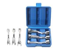 CAZSTYK Clés de retrait d ' écrous évasés hexagonaux renforcés, Blue | Ensemble d ' outils automobiles pratiques pour le Service de conduites de carburant et de capteurs d ' oxygène, clé à