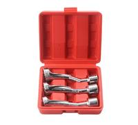 CAZSTYK Clés de retrait d ' écrous évasés hexagonaux renforcés, Red | Ensemble d ' outils automobiles pratiques pour le Service de conduites de carburant et de capteurs d ' oxygène, clé à