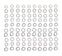 CAZSTYK Collection en vrac de 50/100/150 pièces avec perles de couleurs vives - Anneaux robustes et flexibles pour les routines actives - Accessoires de cheveux tendance pour filles