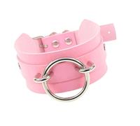 CAZSTYK Collier avec sécurité pour différents sexes - Caractéristiques : anneaux toriques en cuir synthétique durable - Unisexe - Tendance, Taille unique, Comme décrit, Comme décrit.