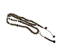 CAZSTYK Collier de perles culturelles avec 99 perles sculptées à la main - Léger et confortable - Unisexe - Cadeau minimaliste - Accessoire de bijoux bio