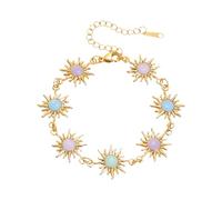 CAZSTYK Collier délicat sur le thème des fleurs en acier inoxydable pour un usage quotidien, One Size, Métal, Pas de pierre précieuse