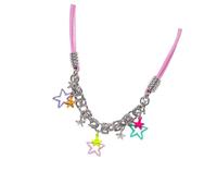 CAZSTYK Collier élégant avec perles étoilées pour un usage quotidien et des occasions spéciales, One Size, Comme décrit, Comme décrit.