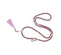 CAZSTYK Collier multifonction convertible en perles de bois avec accents de verre, peut être porté comme collier ou bracelet de perles tendance, One Size, Comme décrit, Comme décrit.