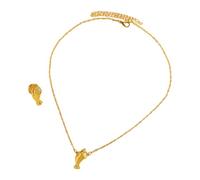 CAZSTYK Collier pendentif avec breloque porte-fleurs, accent de bijoux de bouquet de main pour un galant, une fête et un quotidien