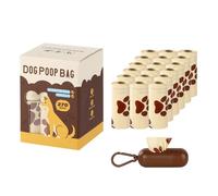 CAZSTYK Compact Travel Pet Waste Bag with Milk Scent Dispenser Fit Any Dog Supplies Travel Bags