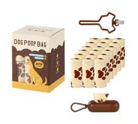 CAZSTYK Compact Travel Pet Waste Bag with Milk Scent Dispenser Fit Any Dog Supplies Travel Bags